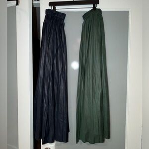 Navy and Green Maxi Skirts from Japan